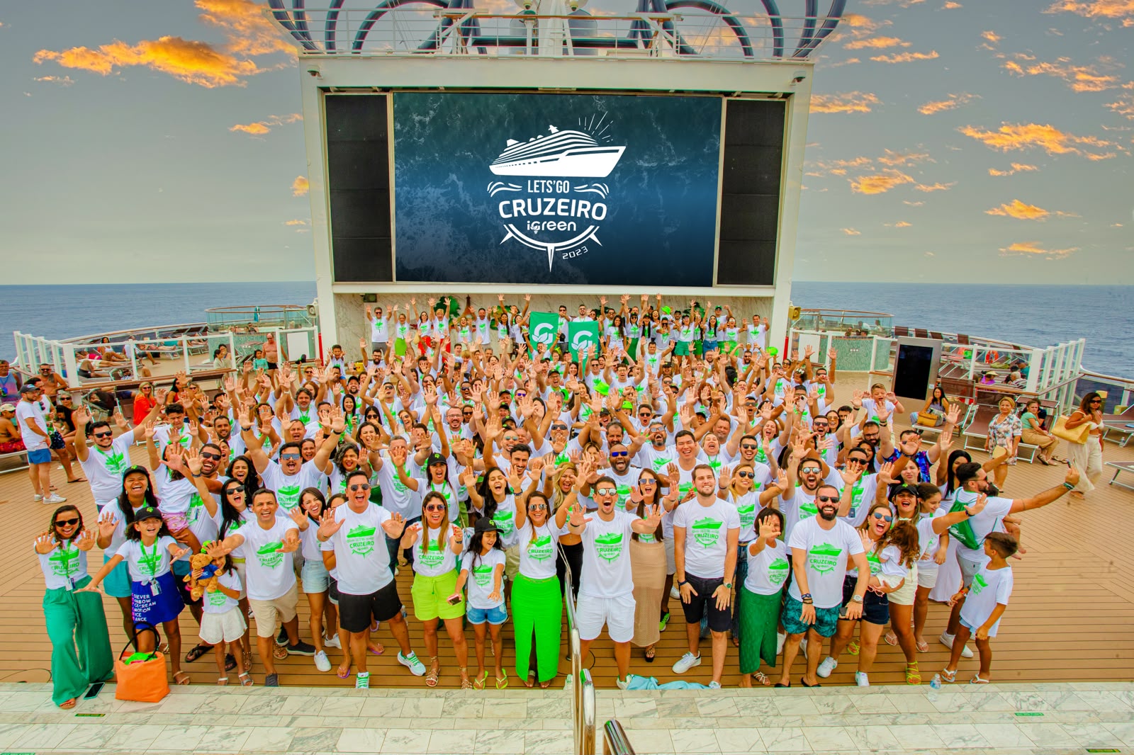 Viagem de incentivo iGreen — premiação Let's Go Cruzeiro para licenciados